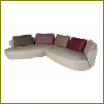"Roche Bobois Premium" sofa "Ovalis" sofa