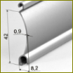 Susukamas aliuminio ekstruzinis profilis